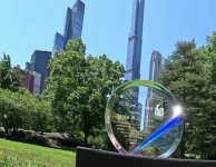 Award trophy in the Central Park